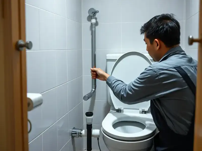 浴室排水の高圧洗浄